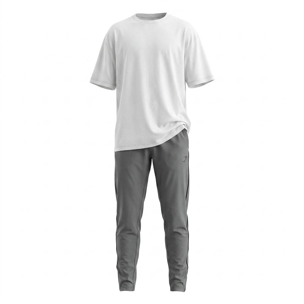 Gymshark Arrival Woven Block Joggers Dark Grey