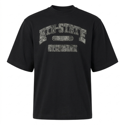 GYMSHARK Ath-State Graphic T-Shirt Black