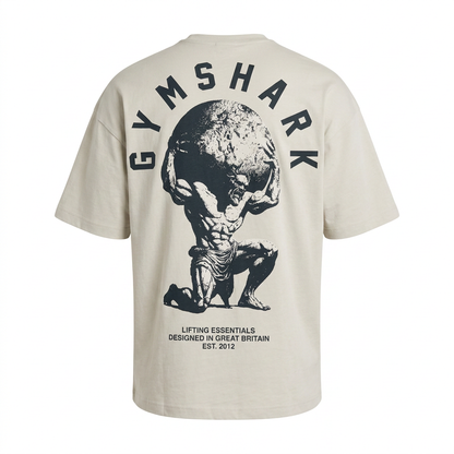 GYMSHARK Atlas T-Shirt Tinted White