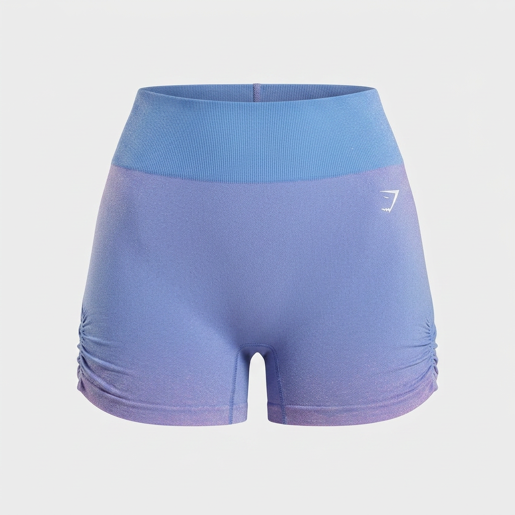 GYMSHARK Blush Seamless Shorts Steady Purple/Focus Pink