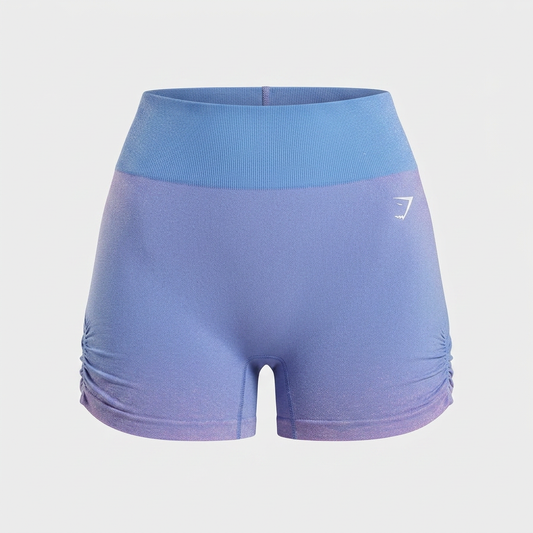 GYMSHARK Blush Seamless Shorts Steady Purple/Focus Pink