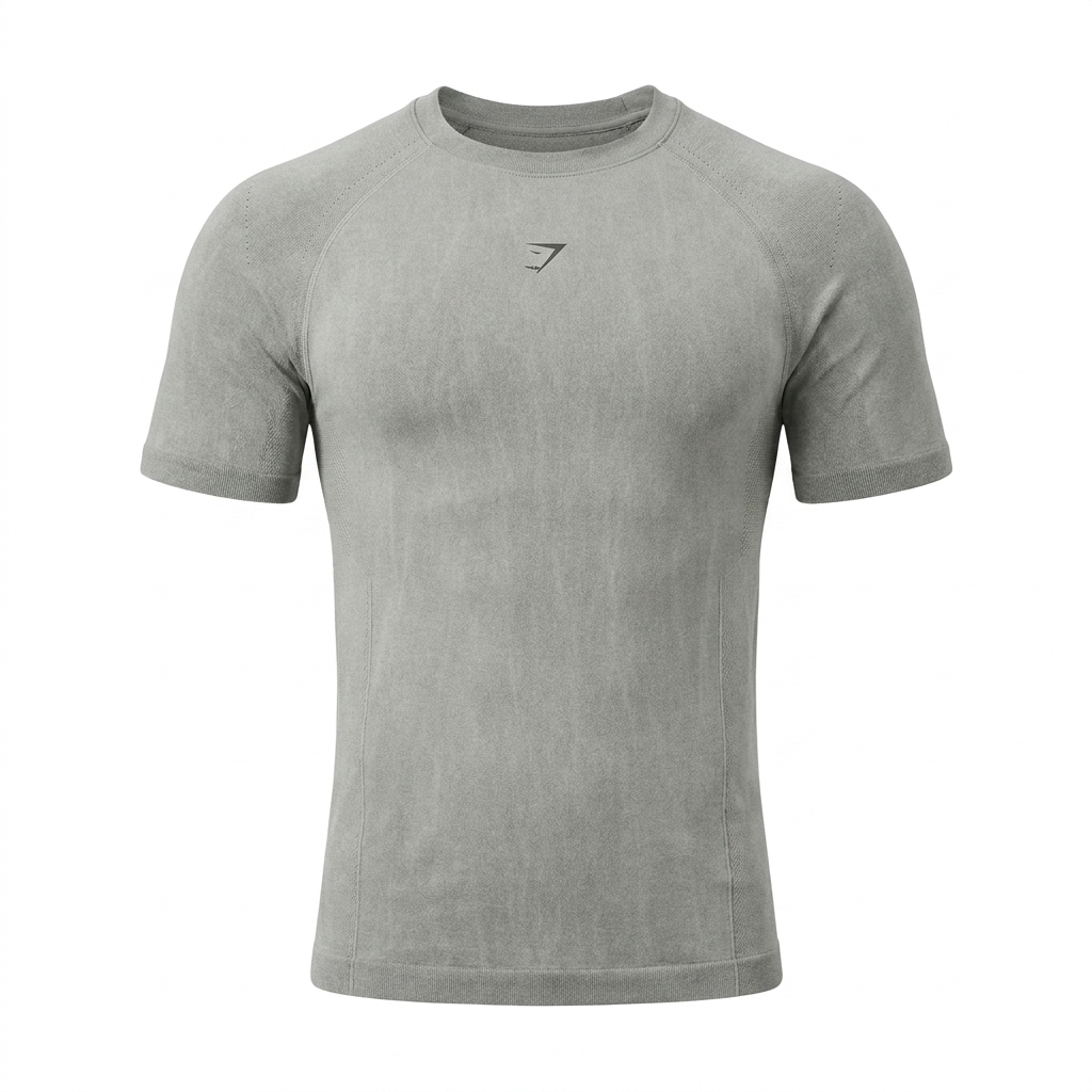GYMSHARK Charge T-Shirt Black/Wash