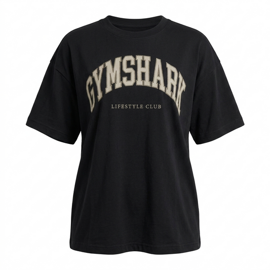 GYMSHARK Collegiate Graphic T-Shirt