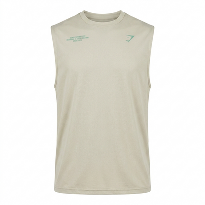GYMSHARK Conditioning Club Washed Tank White