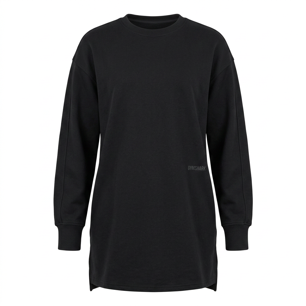 Women's Gymshark Covered Pullover Black