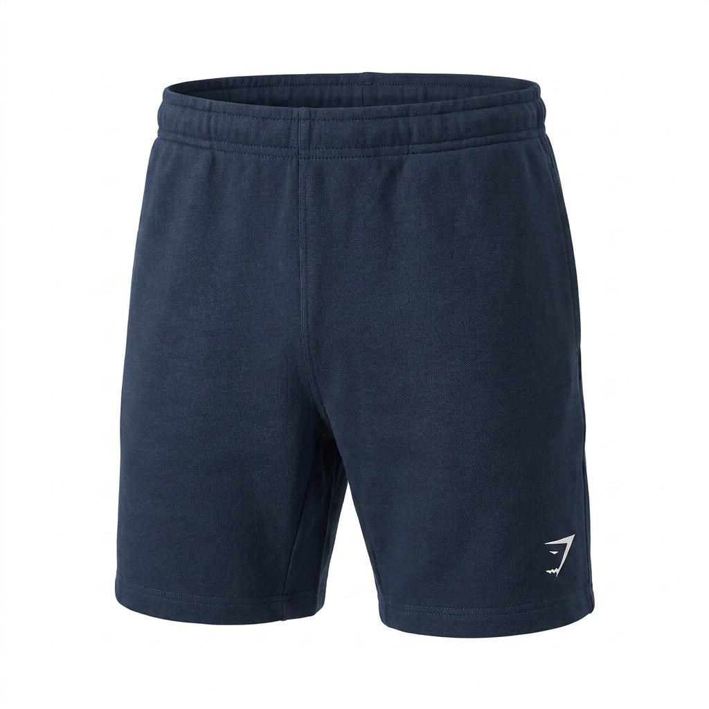Gymshark Crest 7" Shorts Navy