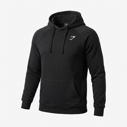 Gymshark Crest Hoodie Black