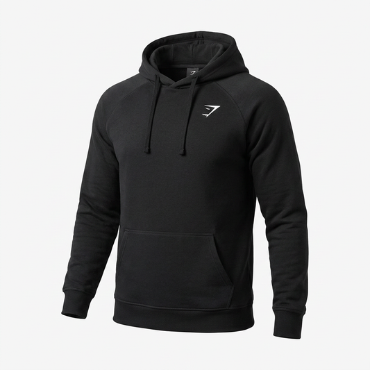 Gymshark Crest Hoodie Black