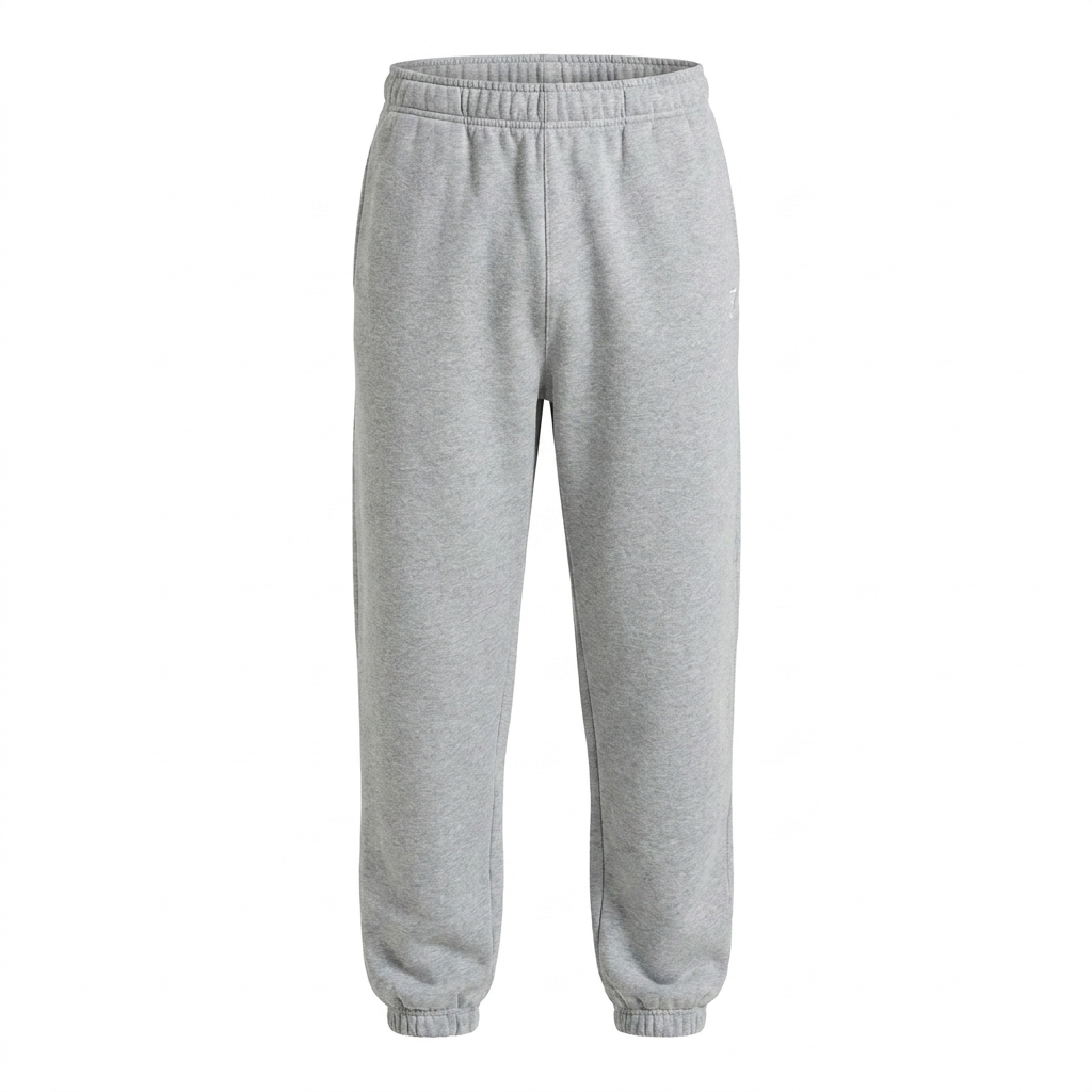 GYMSHARK Crest Oversized Jogger Pants Grey