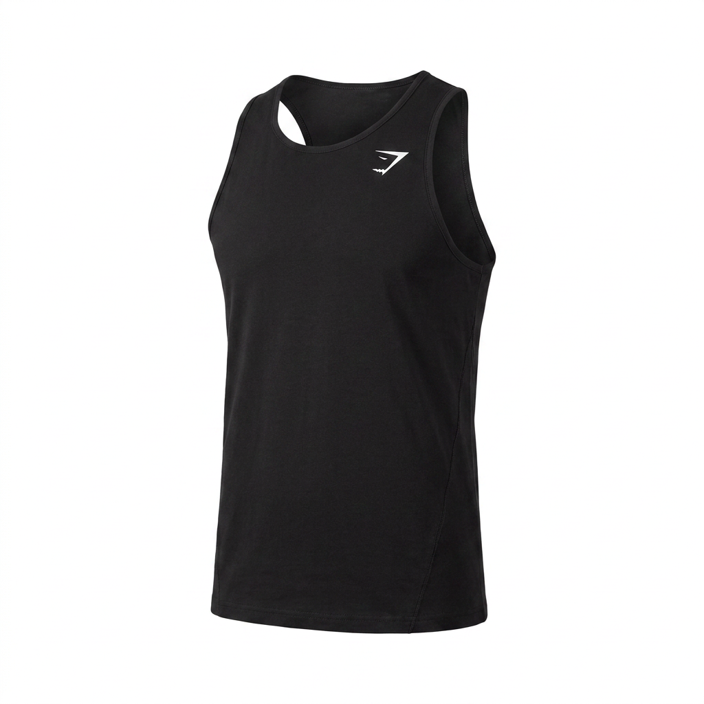 GYMSHARK Critical Tank Black