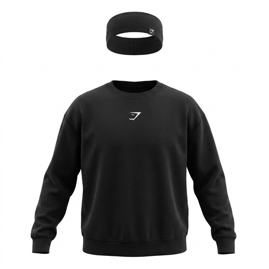 Gymshark Diffuse Sweat Headband Black