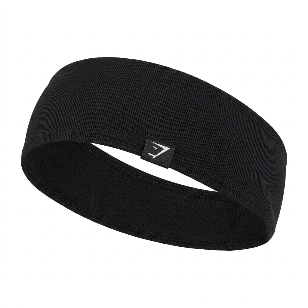 Women's Gymshark Diffuse Sweat Headband Black