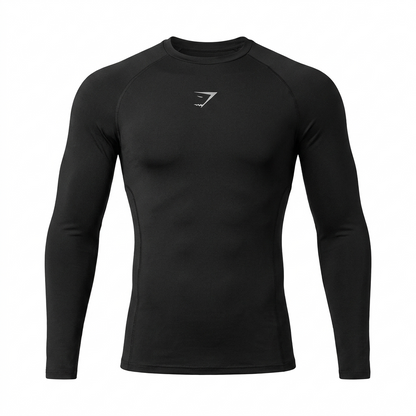 GYMSHARK Element Baselayer Long Sleeve T-Shirt Black