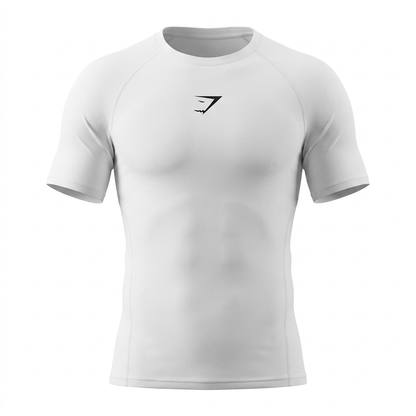 GYMSHARK Element Baselayer T-Shirt White