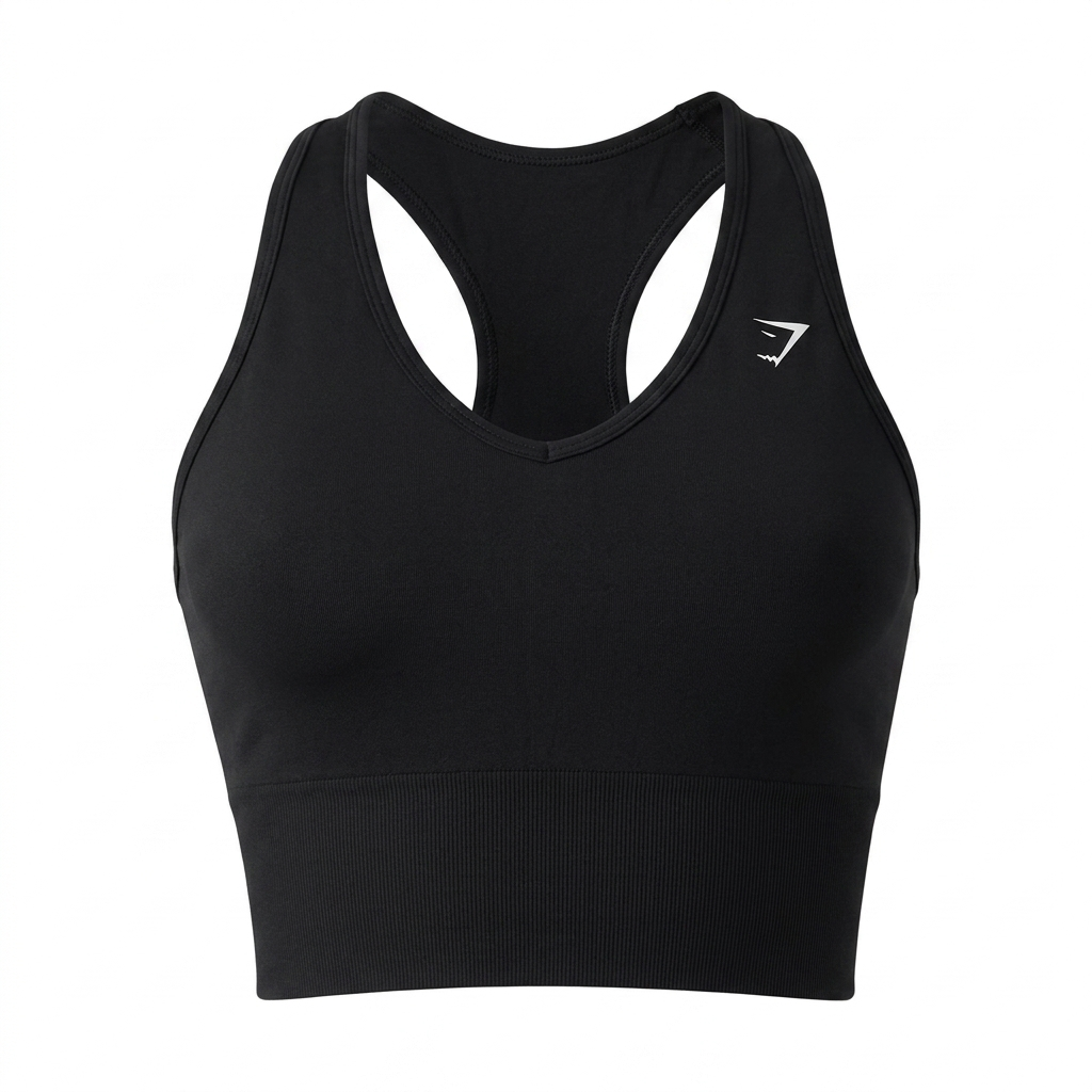 Women's Gymshark Everyday Seamless Crop Tank Black
