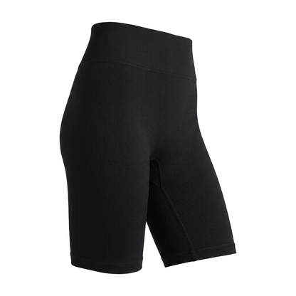 Women's Gymshark Everywear Warp Knit Cycling Shorts Black