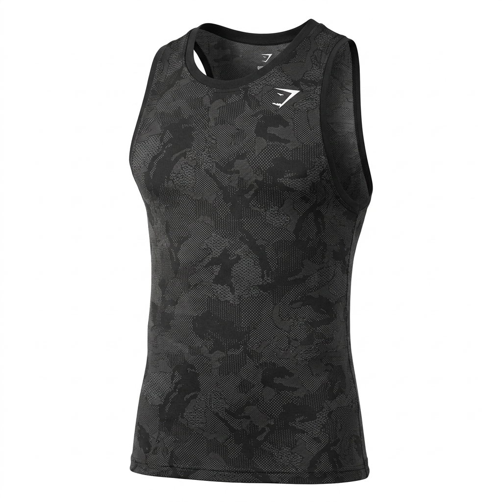 Gymshark Geo Seamless Tank Black