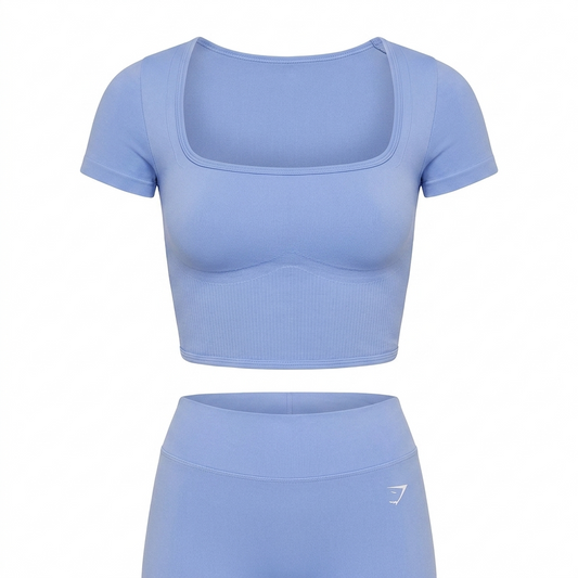 GYMSHARK Gymshark x Bratz Crop Top Steady Purple