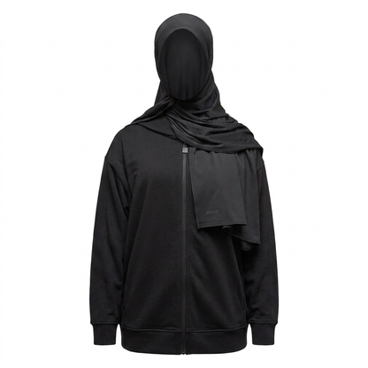 Women's Gymshark Hijab Black