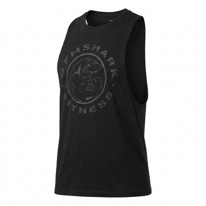 GYMSHARK Legacy Drop Arm Tank Black