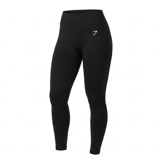 GYMSHARK Lift Contour Seamless Leggings Black Marl