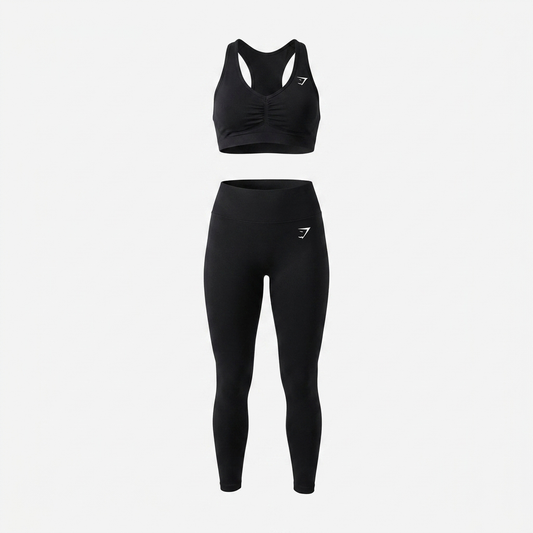Women's Gymshark Lift Seamless Sports Bra Black
