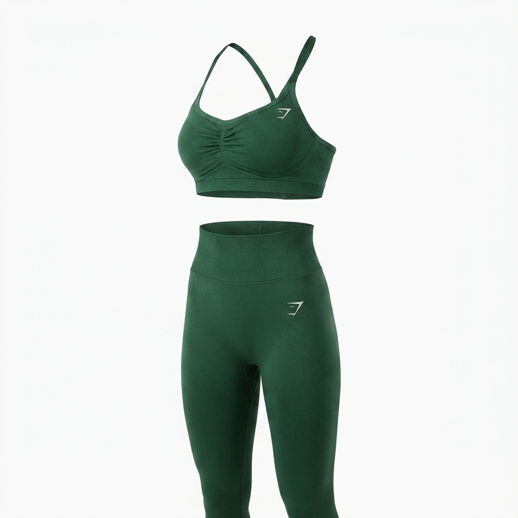 Women's Gymshark Lift Seamless Sports Bra Lift Green