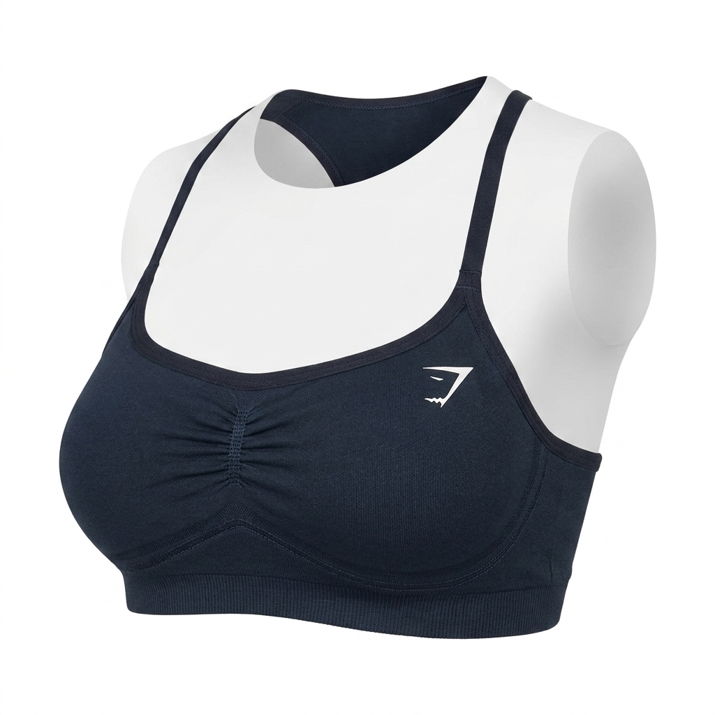 Women's Gymshark Lift Seamless Sports Bra Midnight Blue