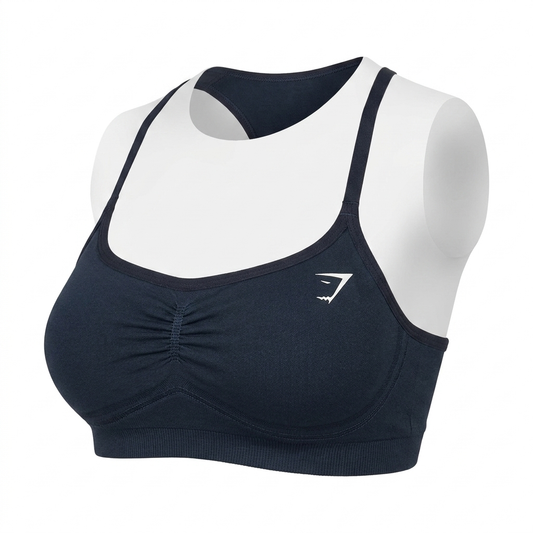 Women's Gymshark Lift Seamless Sports Bra Midnight Blue