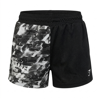 Women's Gymshark Lifting Club Mesh Shorts Black