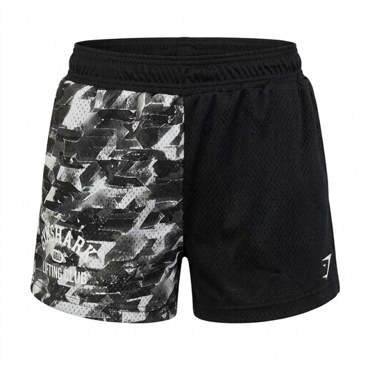 Women's Gymshark Lifting Club Mesh Shorts Black