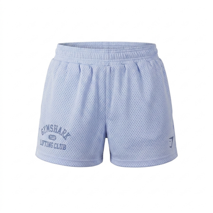 Women's Gymshark Lifting Club Mesh Shorts Peri Blue