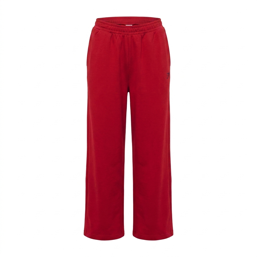 GYMSHARK Lifting Dipped Waistband Pants Carmine Red