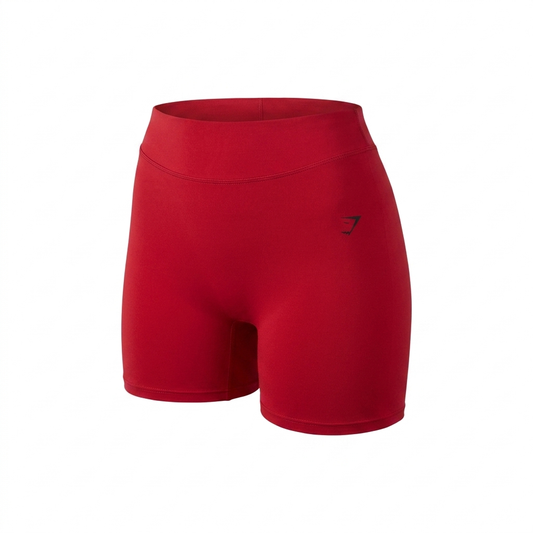 GYMSHARK Lifting Dipped Waistband Shorts Carmine Red