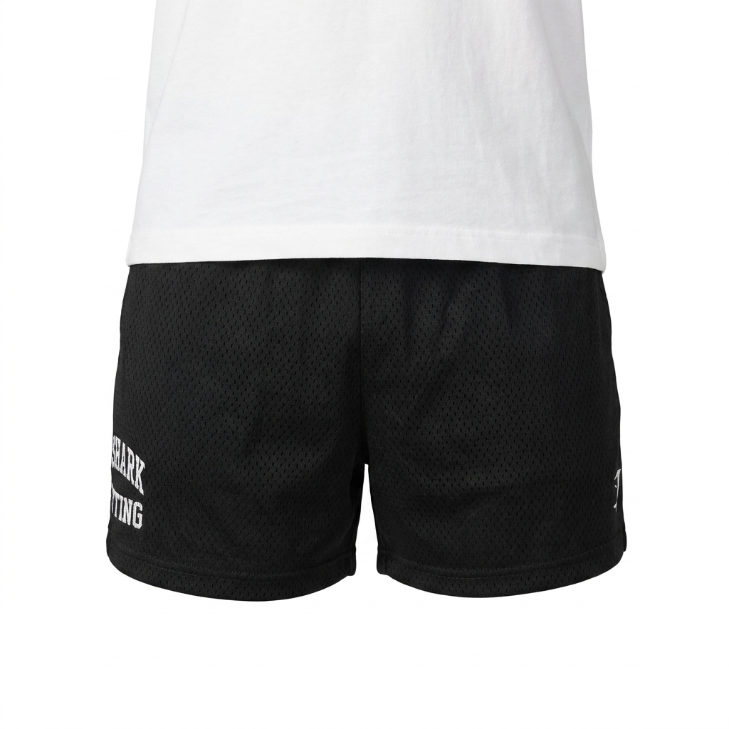 Gymshark Lifting Mesh 5" Shorts Black