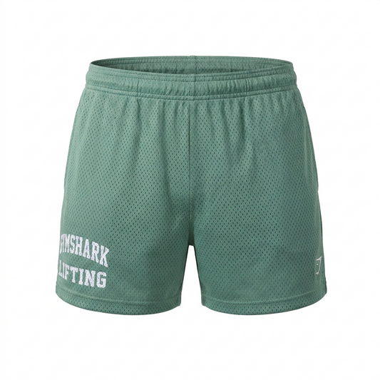 Gymshark Lifting Mesh 5" Shorts Celeste Blue