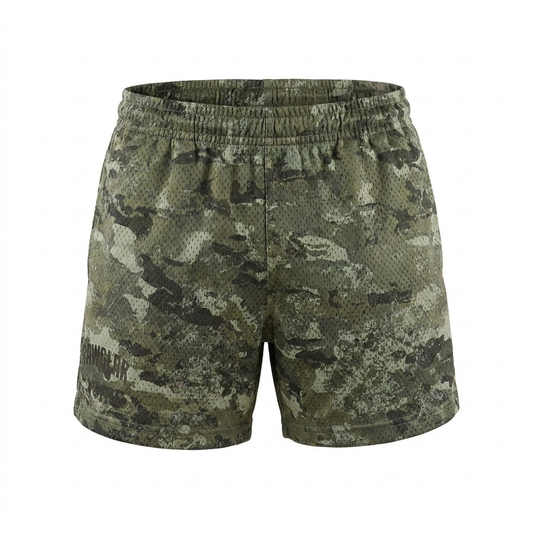 Gymshark Lifting Mesh 5" Shorts Chalk Green