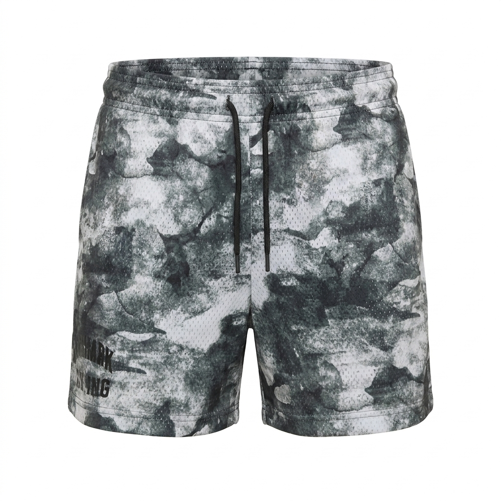 Gymshark Lifting Mesh 5" Shorts Metal Grey