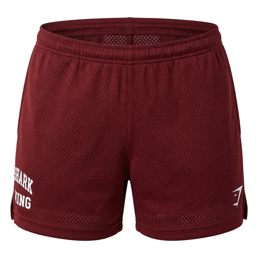 Gymshark Lifting Mesh 5" Shorts Sets Red
