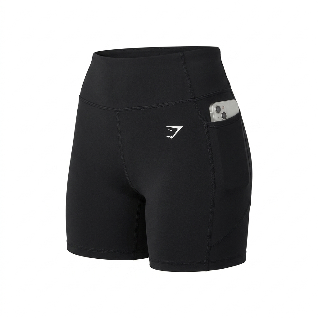 Women's Gymshark Lifting Pocket Shorts Black