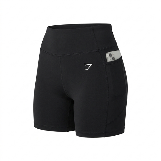 Women's Gymshark Lifting Pocket Shorts Black