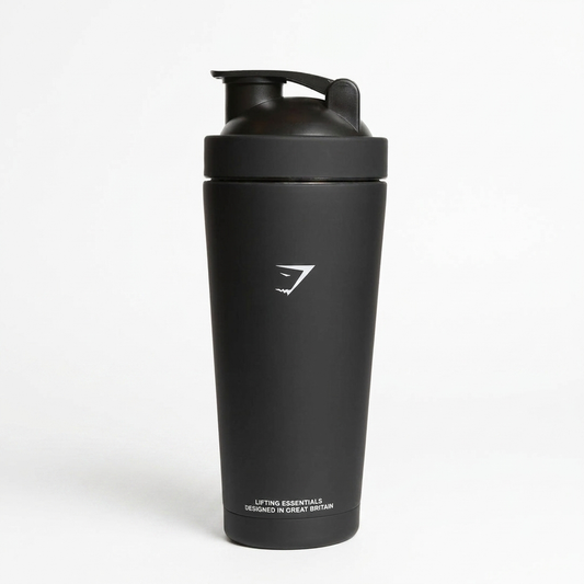 Women's Gymshark Matte Metal Shaker Black