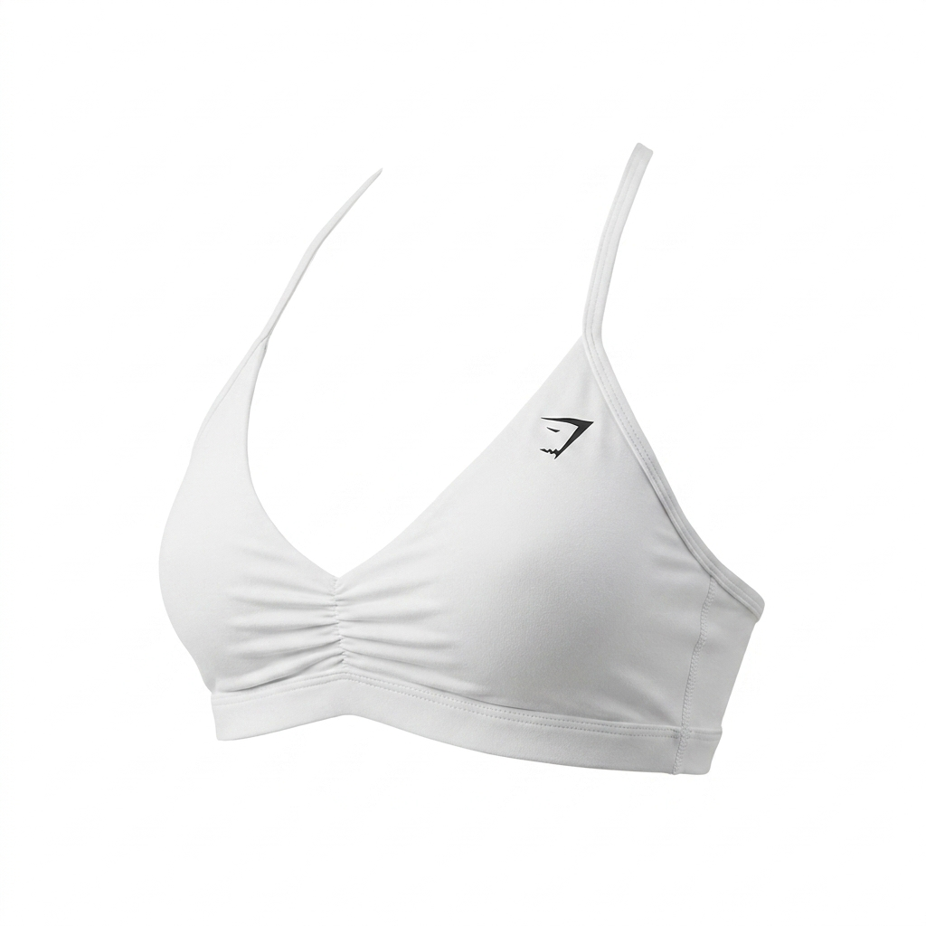 GYMSHARK Minimal Sports Bra 2.0 White