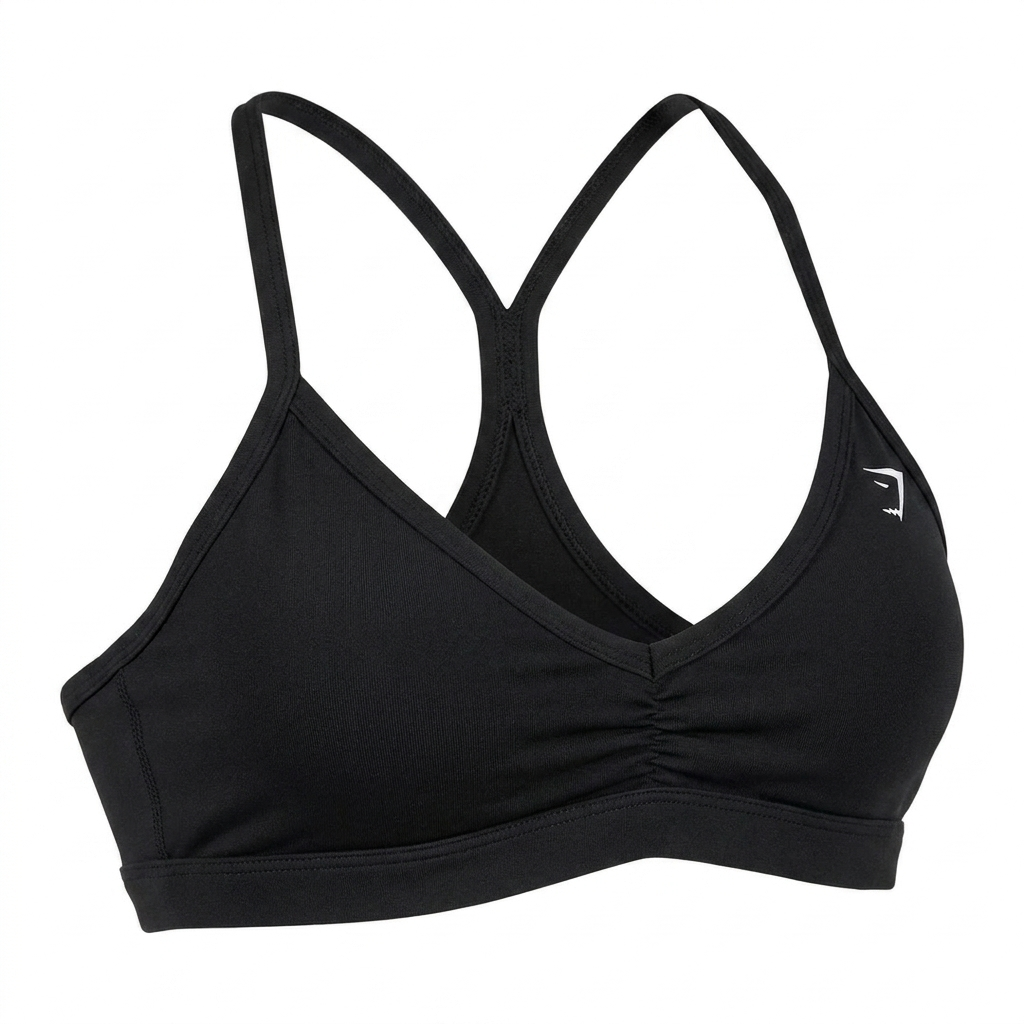 GYMSHARK Minimal Sports Bra Black