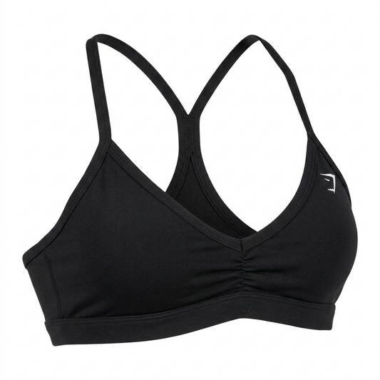 GYMSHARK Minimal Sports Bra Black