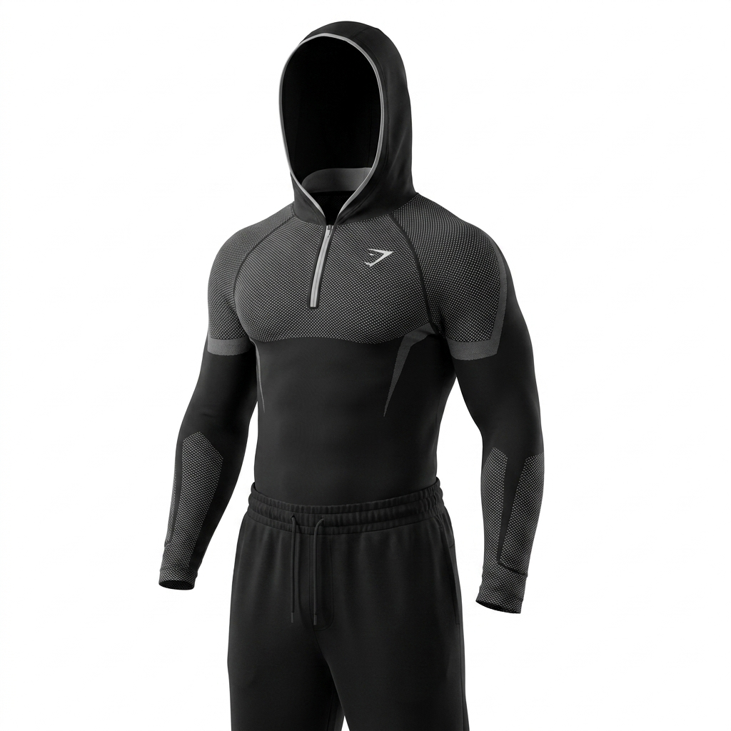 GYMSHARK Onyx V5 Hoodie Onyx black