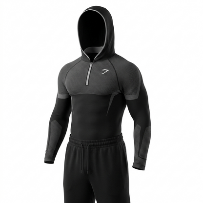 GYMSHARK Onyx V5 Hoodie Onyx black