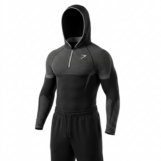 GYMSHARK Onyx V5 Hoodie Onyx black