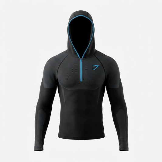 GYMSHARK Onyx V5 Hoodie Onyx Blue