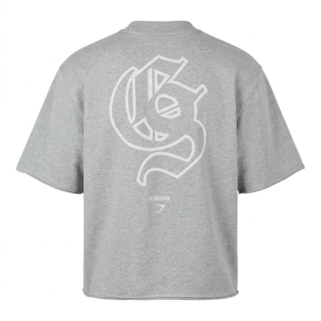 GYMSHARK Performance T-Shirt Light Grey Core Marl